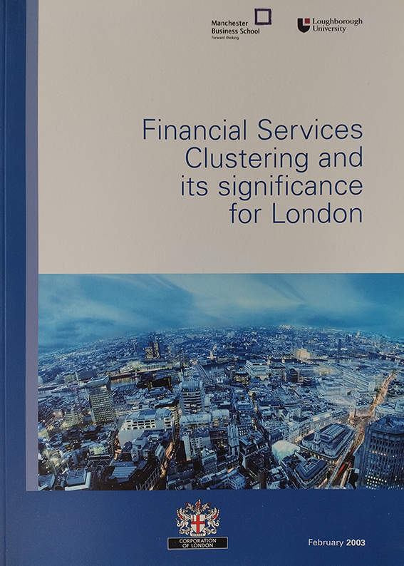 Cover of Financial Services Clustering and its Significance for London