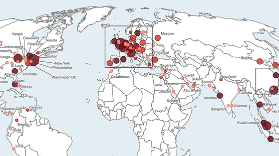 World cities map 2000 thumbnail