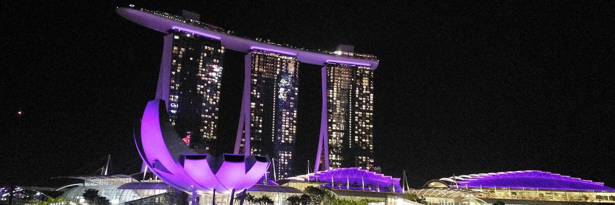 Singapore, Marina Bay Sands at night