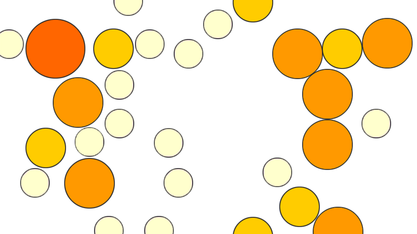 Cartogram of alpha world cities