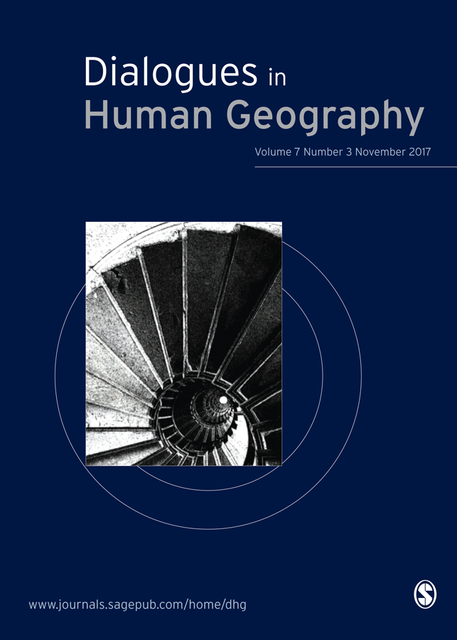 Cover of Dialogues in Human Geography