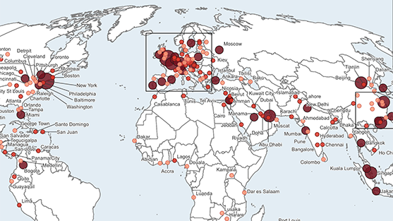 World cities map 2016 thumbnail