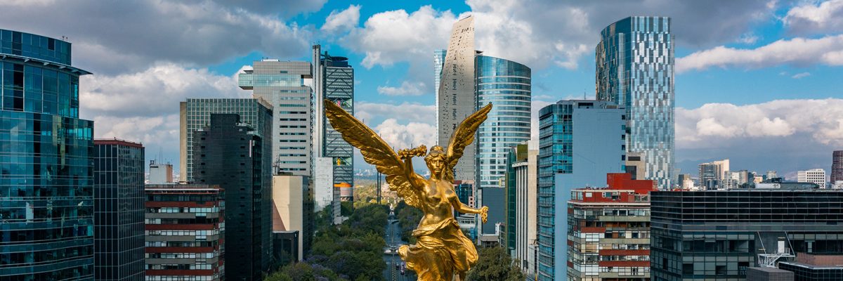 Angel de la independencia in Mexico City