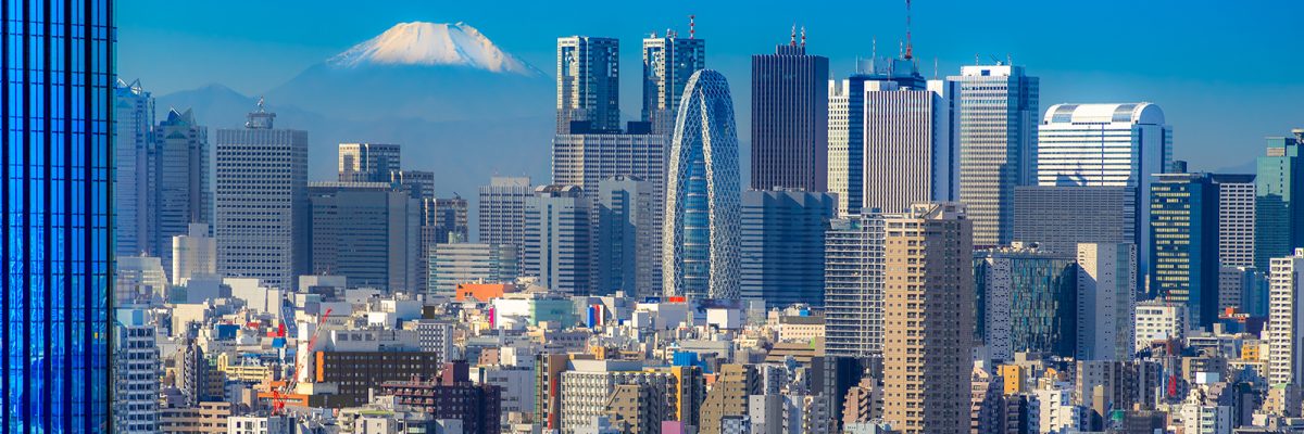 Tokyo skyline with Mount Fuji